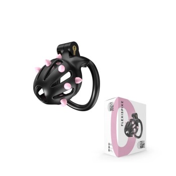 CellMate - FlexiSpike Chastity Cage Black Size 0