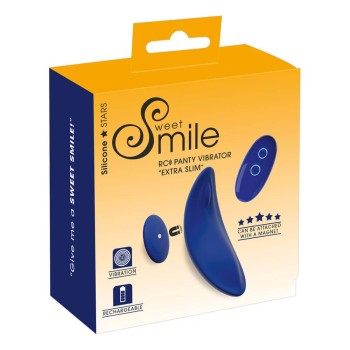 Sweet Smile RC Panty Vibrator Extra Slim blau
