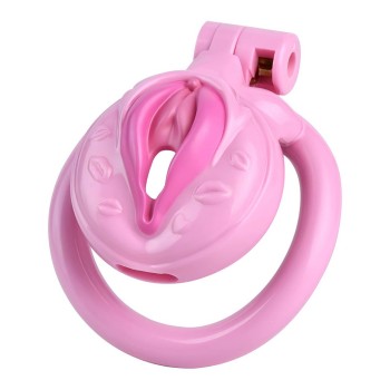 Sissy Cage Deluxe - Peniskäfig mit Hüftgurt inkl. 4 Ringe