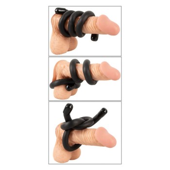 Bad Kitty bendable cock & ball ring