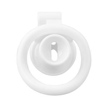 Toy Boy Peniskäfig mit Hüftgurt - Inverted Negative Chastity Cage Weiß