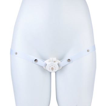Toy Boy Peniskäfig mit Hüftgurt - Inverted Negative Chastity Cage