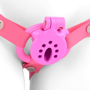 Toy Boy Peniskäfig mit Hüftgurt - Inverted Negative Chastity Cage