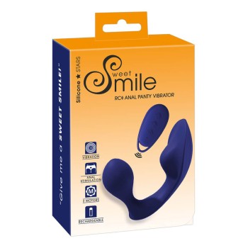 Sweet Smile RC Anal Panty Vibrator blau