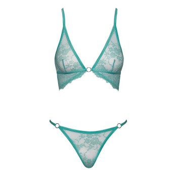 Fantasy by Cottelli Softer BH und Slip im Set mint