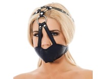 Rimba Bondage Knebel Leder-Maulkorb