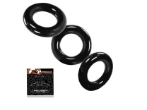 Oxballs Willy Rings - 3er Cockring-Set Black Oxballs Willy Rings - 3er Cockring-Set Black