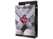 Sportsheets Ex's & Oh's Cross Cuffs