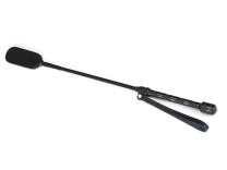 Liebe Seele - Black Bond Leather Riding Crop