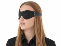 Rimba Latex Play - Silikon Augenbinde Schwarz