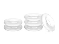 Boners Ring Master Ballstretcher Set Clear - 6 Ringe