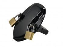 EDD Crimp Black, kleiner Peniskäfig aus Kunststoff Penisquetsche EDD Crimp Black, kleiner Peniskäfig aus Kunststoff Penisquetsche
