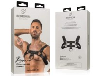 Bedroom Fantasies Bruno Bondage Brust-Harness Schwarz