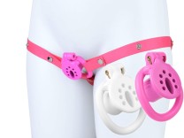 Toy Boy Peniskäfig mit Hüftgurt - Inverted Negative Chastity Cage