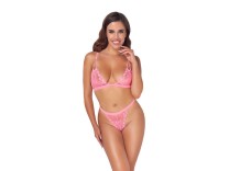 Fantasy by Cottelli Softer BH und String im Set pink