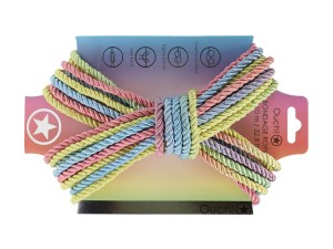 Ouch! Bondage Seil 10m Bunt - Multicolor Pastel