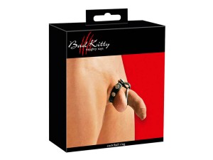 Bad Kitty Riemen aus Lederimitat plus 3 Penisringe