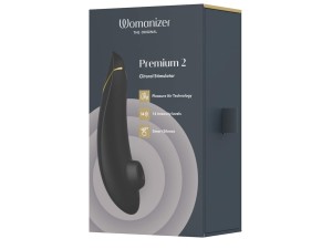 Womanizer Premium 2 - Druckwellenstimulator - Schwarz Womanizer Premium 2 - Druckwellenstimulator - Schwarz