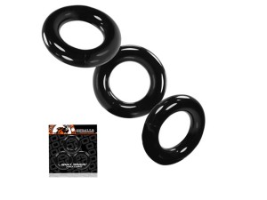 Oxballs Willy Rings - 3er Cockring-Set Black
