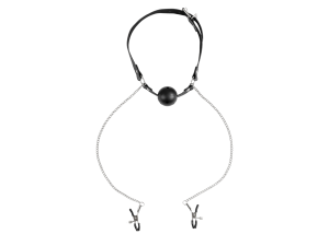 Virgite Nippelklemmen mit Ballknebel