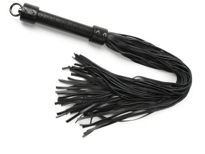 Hidden Desire - Echtleder Peitsche 75cm