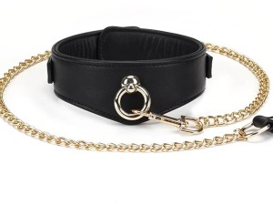 Liebe Seele - Dark Secret Curved Leder-Halsband