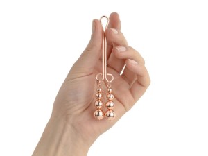 Rosy Gold Clitoris Clamp - Klitoris-Klemme mit Gewichten