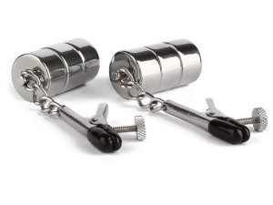 Mr. Steel - Aligator Nippelklemmen mit Gewichten