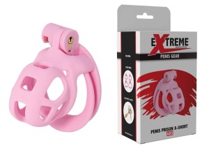 Hidden Desire Cock Cage - Penis Prison X-Short Pink
