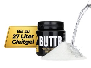 BUTTR Powdered Lube - Pulver-Gleitgel zum Anmischen