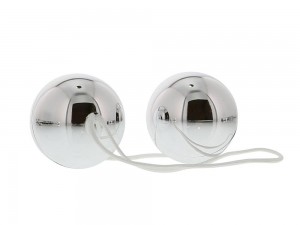 Liebeskugeln "Vibratone Duo Balls" silber