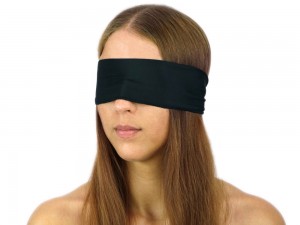 Augenbinde Bondage Schal aus elastischem Stoff