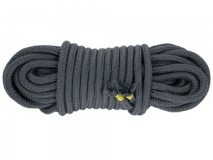10m Bondage-Seil Baumwolle grau