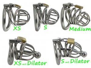 Edelstahl Peniskäfig "Anatom"