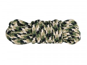 5m Bondage-Seil 4-farbig Tarnfarbe Camouflage