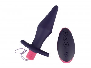 Remote Controlled Butt Plug 14 cm