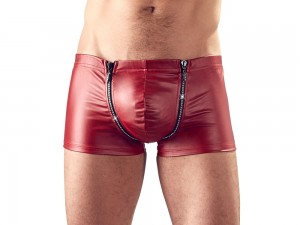 Svenjoyment Pants mit betonenden Strasssteinen rot Gr. S