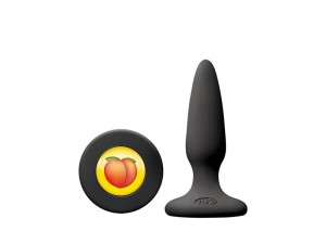 NS Novelties Mojis #BTY Buttplug Silikon small schwarz