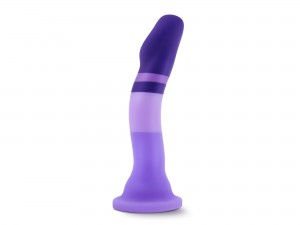 Bunter Silikon Dildo Avant D2 Purple Rain 15 cm