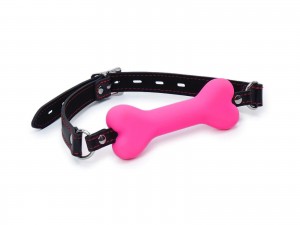 Puppy Bone - Silikon Hundeknochen Knebel Pink