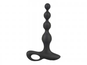 Black Velvets Rechargeable Anal Beads 20 cm
