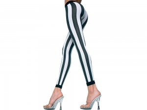 Music Legs vertikal gestreifte Leggings