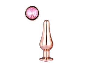 Dreamtoys Gleaming Love Rose Gold Pleasure Plug small