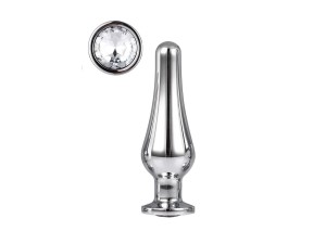 Dreamtoys Gleaming Silver Pleasure Plug medium