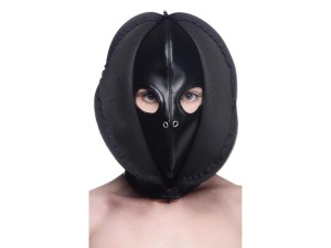 Maske mit Reißverschluss vorne