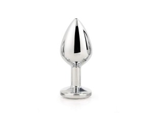 Deluxe Analplug mit Rosa Edelstein Medium