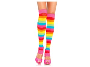 Leg Avenue Regenbogen Beinstulpen