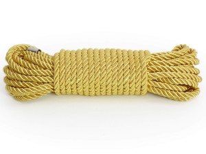 Premium Bondage-Seil Glossy Gold 10m
