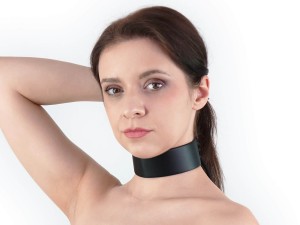 BDSM Premium Halsband mit Einschnürung