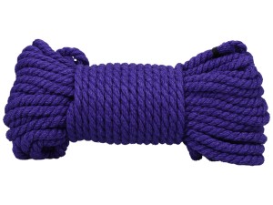 Premium Shibari Bondage-Seil aus Hanf Violett 15m